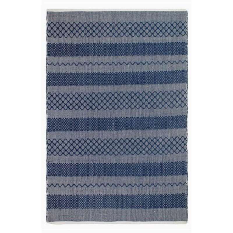 Fab Hab Mir Outdoorteppich 240 x 300 cm Blue aus recycelten PET-Flaschen blau