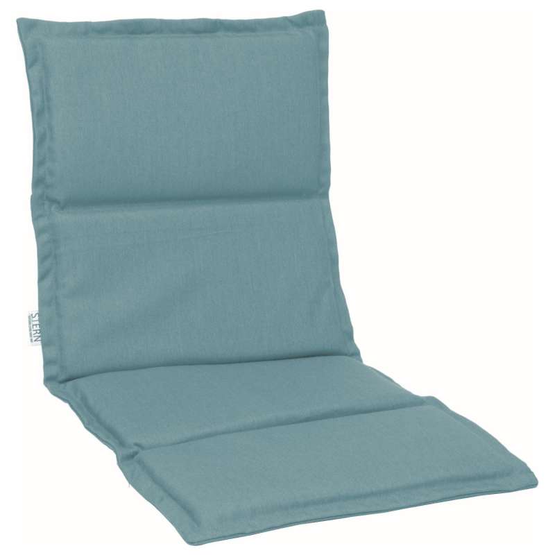 Stern Auflage für Stapelsessel Outdoorstoff hellblau uni 93x46 cm Universalauflage Sitzkissen