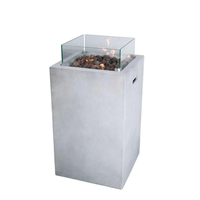 SUNRED® Fire Table Feuerstelle 11.700 W Vigan Feuertisch 50 x 50 x 94 cm