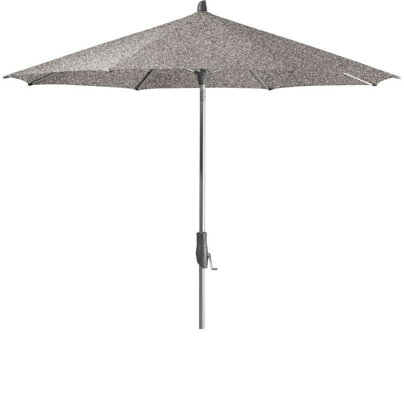 GLATZ Sonnenschirm ALU-TWIST rund ø 270 cm Stoffklasse 4 Smoke 420