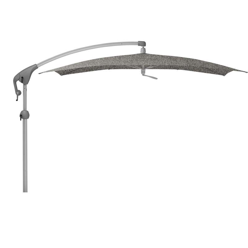 GLATZ Sonnenschirm PENDALEX® P+ 285 x 230 cm Stoffklasse 5 Platinum 667