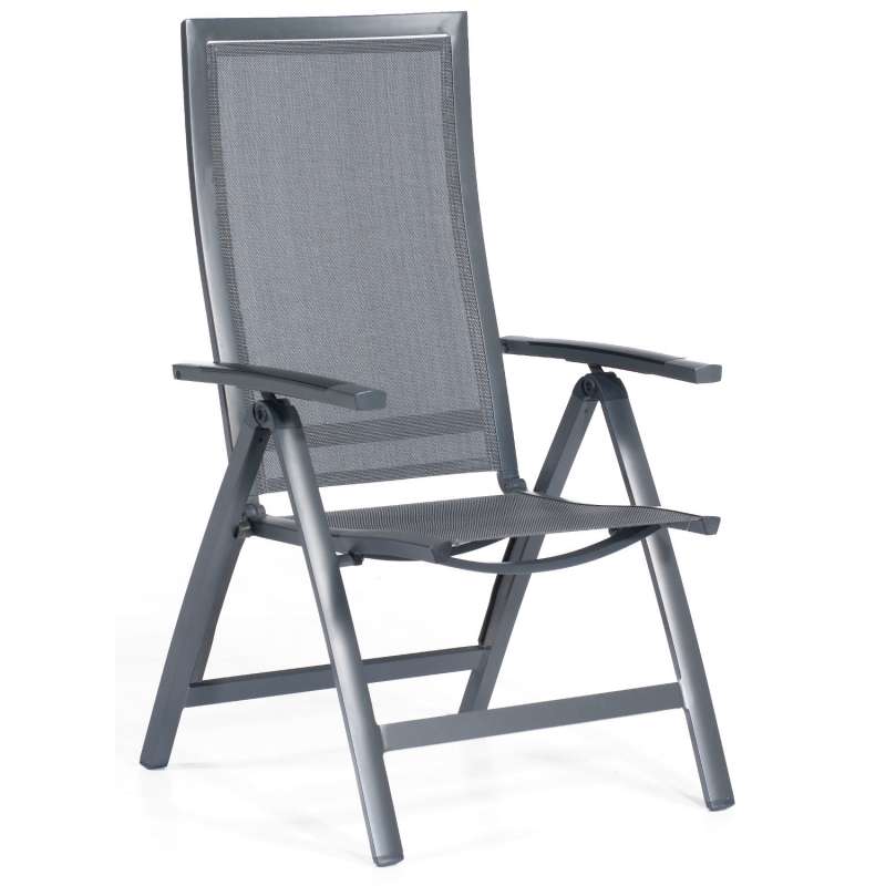 Sonnenpartner Klappsessel Star Aluminium/Textilen anthrazit Klapp-Sessel Klappstuhl