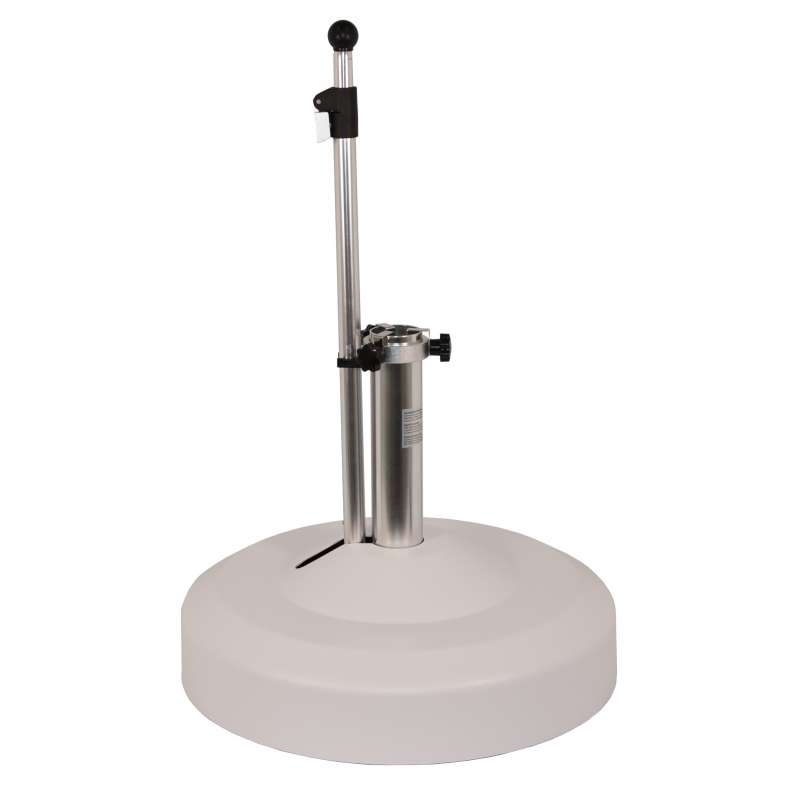 Liro Schirmständer Mini 35 S mit flexibler Klemmung weiß Ø 50 cm 35S-50-01