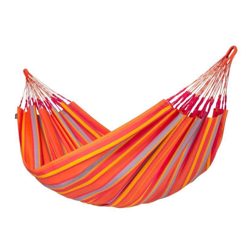 La Siesta Hängematte BRISA toucan orange klassische Doppel-Hängematte Outdoor