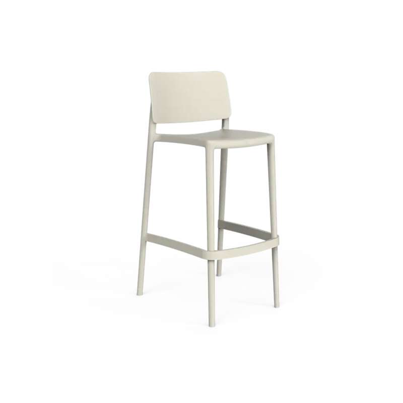 One To Sit Barstuhl Sera weiß/schwarz/grau/taupe Barhocker stapelbar