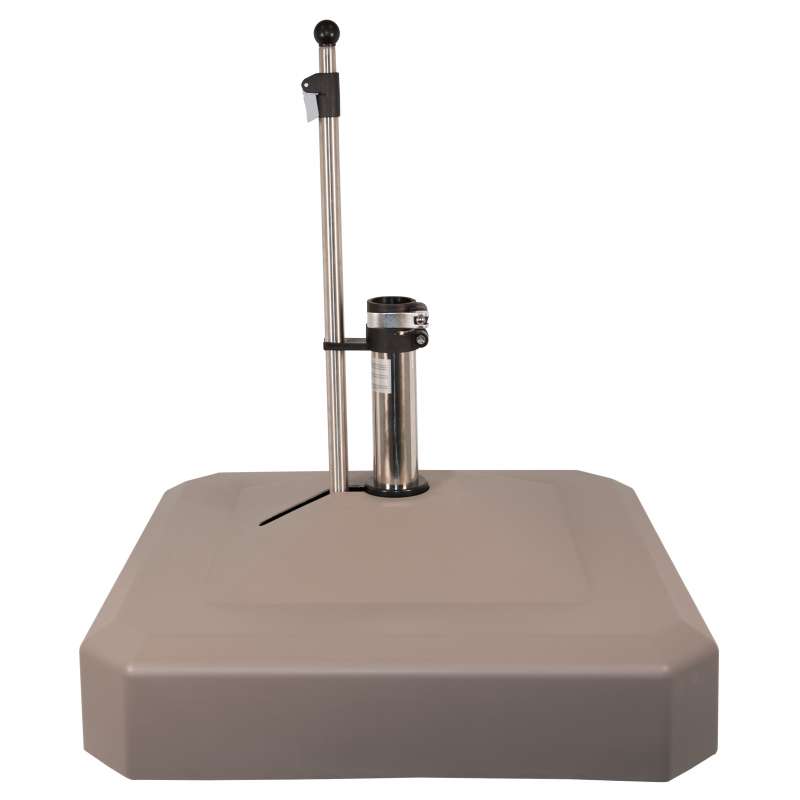 Liro Schirmständer Midi Plus 100 K mit Schnellspannung 75 x 75 cm graphit 100K - 75- 03
