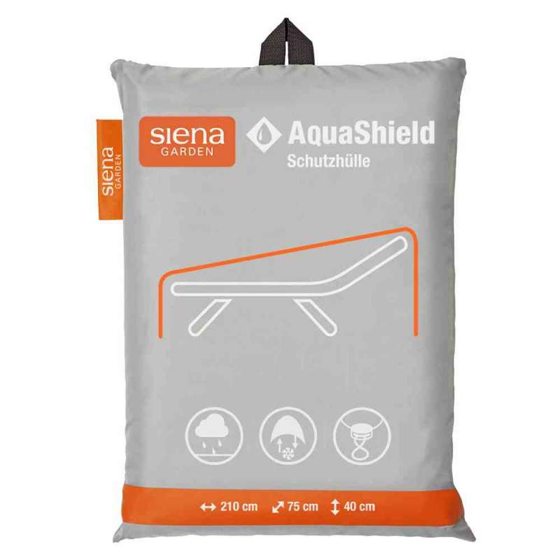 Siena Garden AquaShield Liegenhülle - hellgrau, Polyester (D41178)