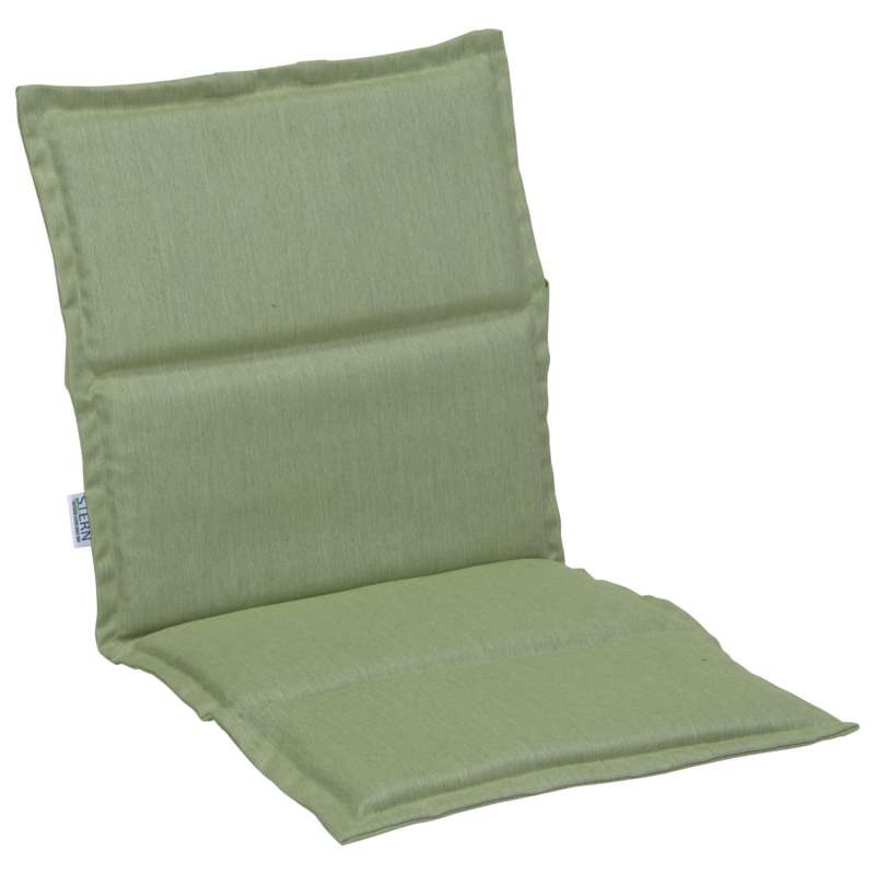 Stern Auflage für Stapelsessel Outdoorstoff farngrün uni 93x46 cm Universalauflage Sitzkissen