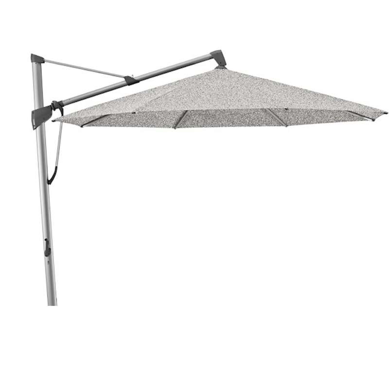 GLATZ Sonnenschirm SOMBRANO® S+ rund ø 350 cm Stoffklasse 5 Silver-Mélange 652