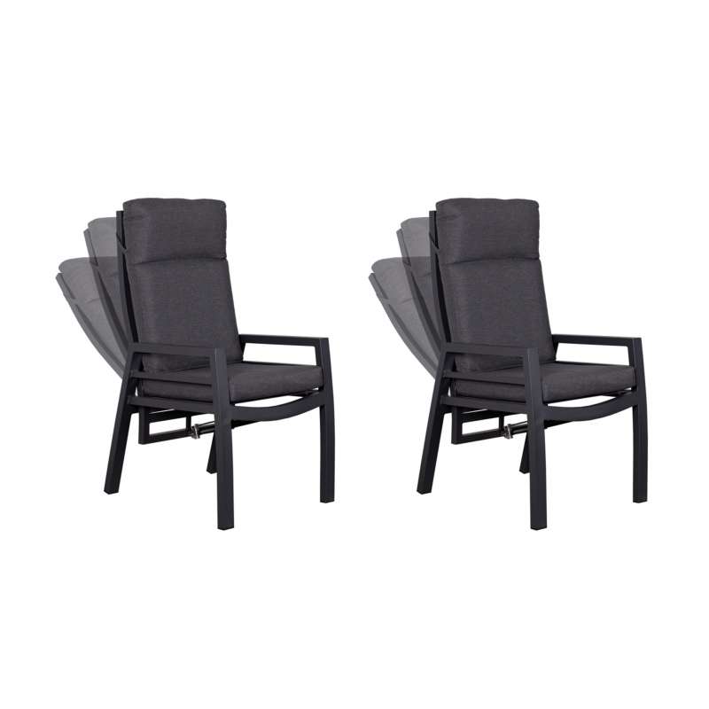 deVries 2x Dining/Relax-Sessel "MONTANA" 2 Stück, Größe 60 x 67 x 109 cm