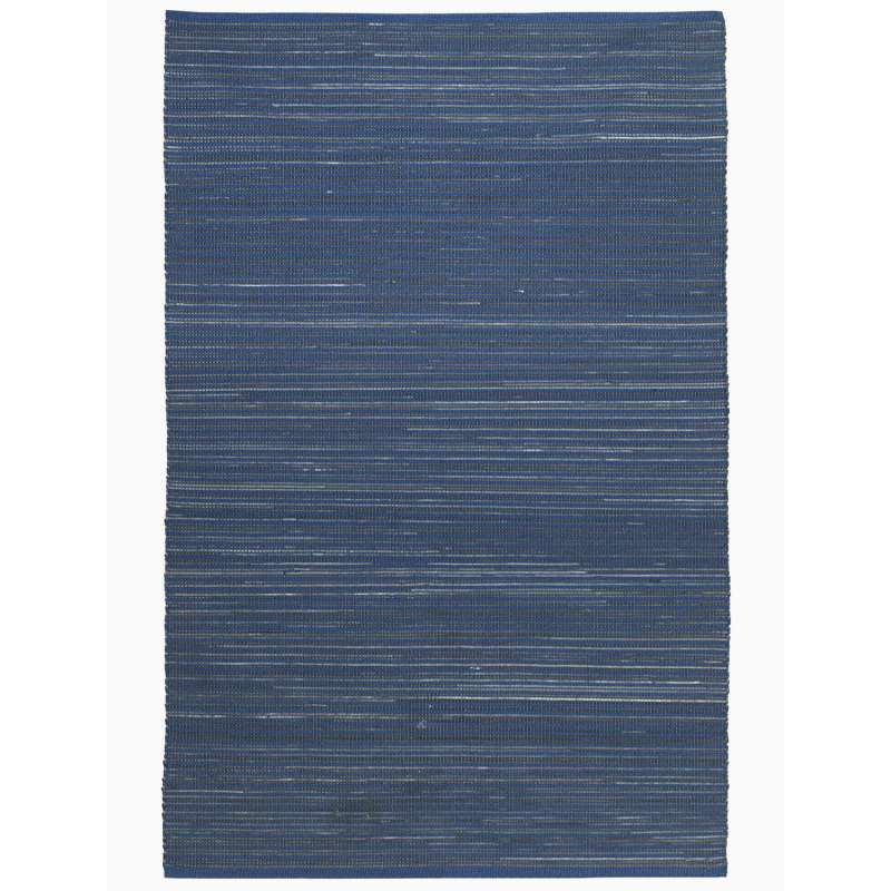 Fab Hab Outdoorteppich Kismet Indigo aus recycelten PET-Flaschen blau