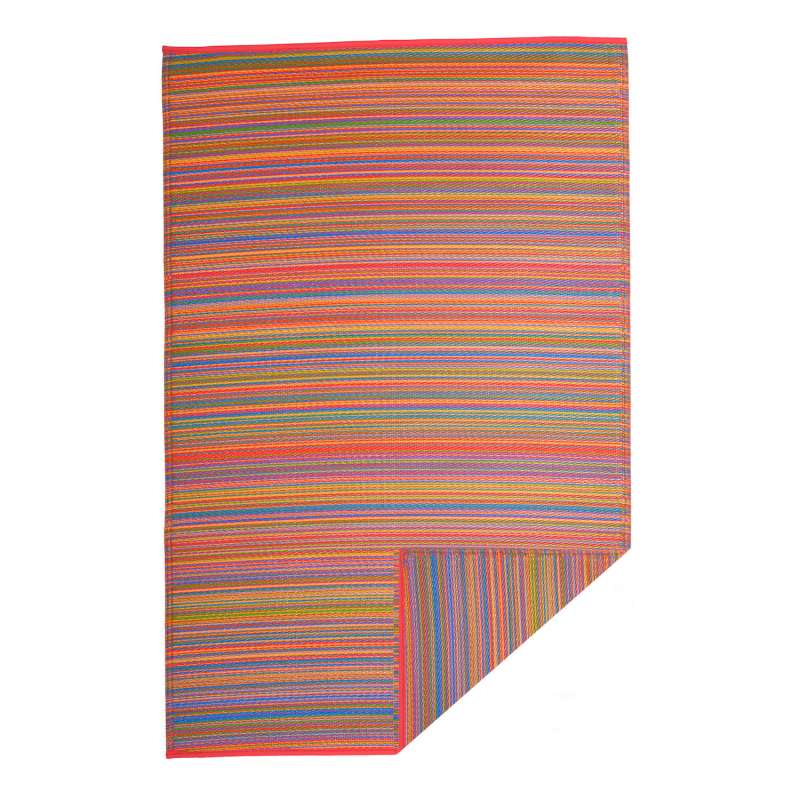 Fab Hab Outdoorteppich Cancun Multicolor aus recyceltem Plastik bunt wetterfest