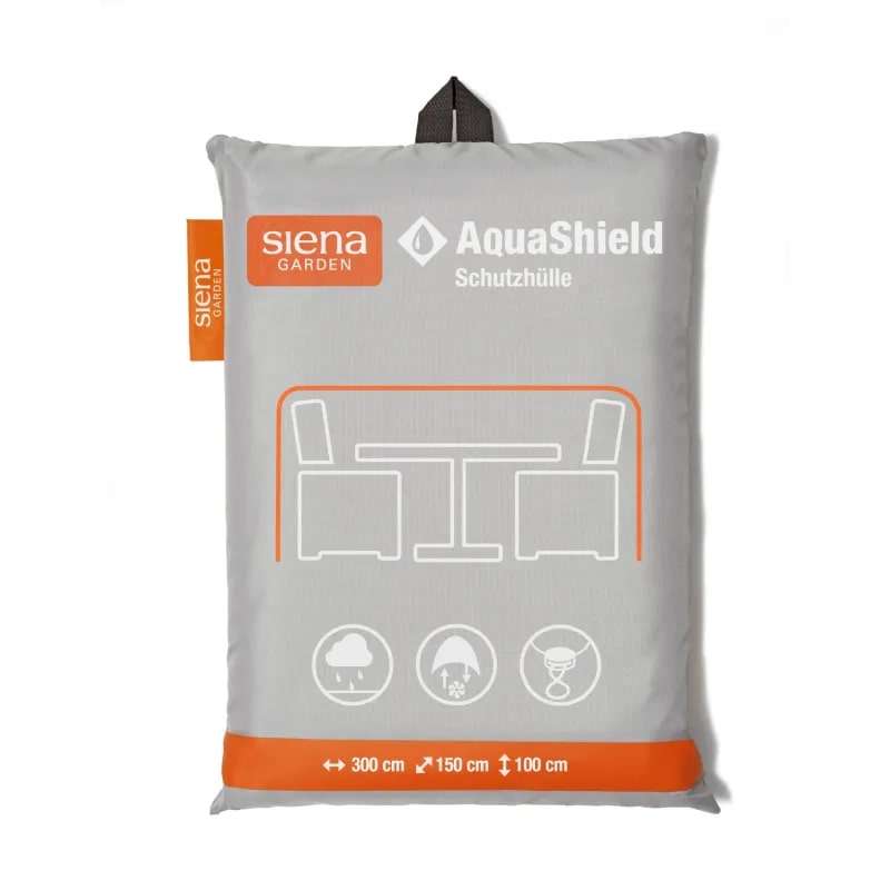 Siena Garden AquaShield Sitzgruppenhülle - 300x150x100cm hellgrau, Polyester (T44673)