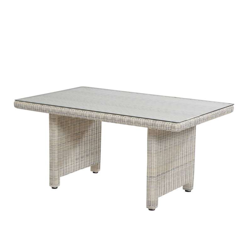 Aqua-Saar Dining Coffee Table Tom Cosy Geflecht Elzas Kaffeetisch 150x90 AS07598
