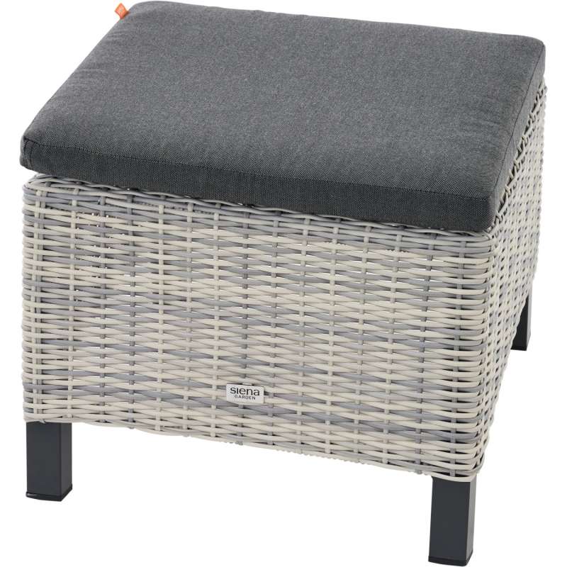 Siena Garden Dining Hocker Corido SE Alu, Geflecht, inkl. Kissen