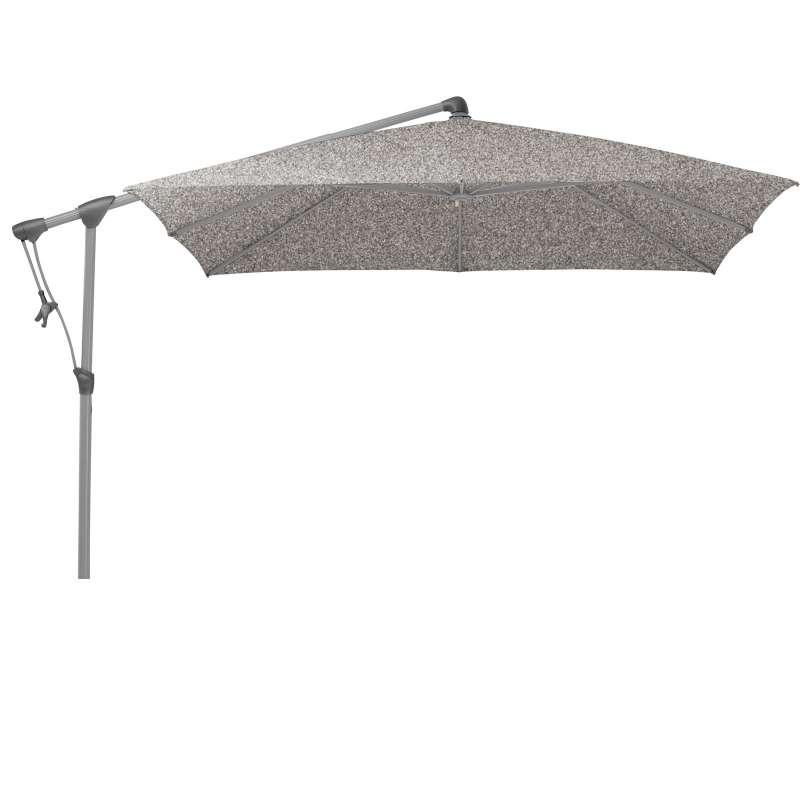 GLATZ Sonnenschirm SUNWING® C+ 260 x 260 cm Stoffklasse 4 Smoke 420