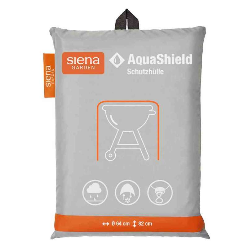 Siena Garden AquaShield Rundgrillhülle - hellgrau, Polyester (D41190)