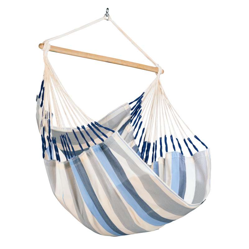 La Siesta Hängesessel DOMINGO Comfort sea salt blau Lounger Hängestuhl Hängematte