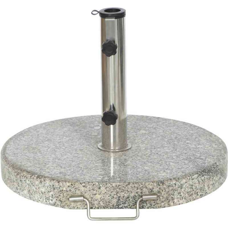 Siena Garden Schirmständer GRANIT, 30 kg, Ø 50x6 cm 506044