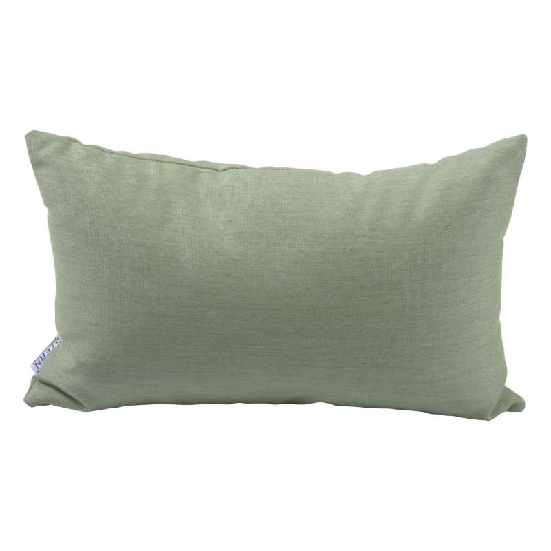 Stern Dekokissen Outdoorstoff farngrün uni 35x55 cm Gartenkissen Kuschelkissen