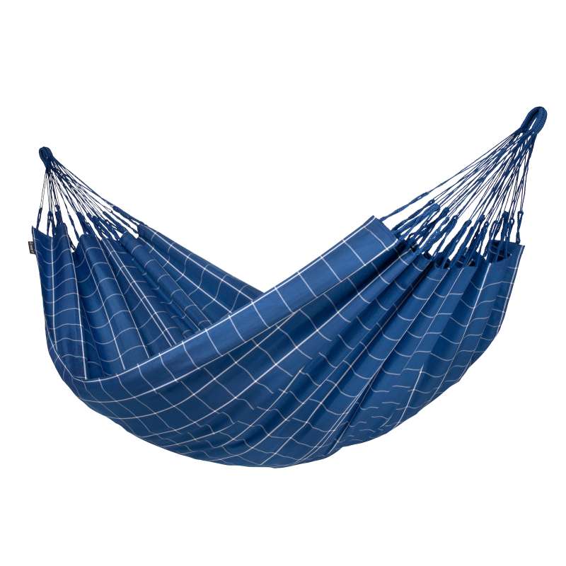 La Siesta Hängematte BRISA marine blau klassische Doppel-Hängematte Outdoor