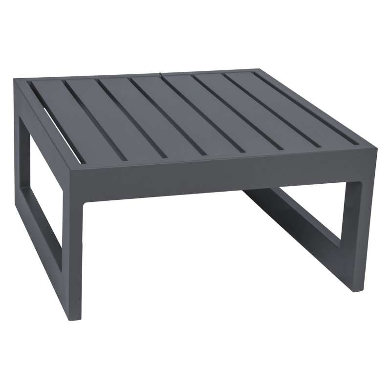 Stern Beistelltisch/Hocker New Holly Aluminium anthrazit 72x72x38 cm Loungetisch Tisch