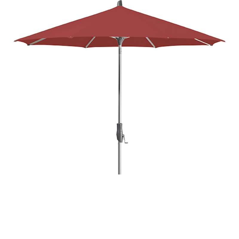 GLATZ Sonnenschirm ALU-TWIST easy rund ø 270 cm Stoffklasse 2 Chili 162