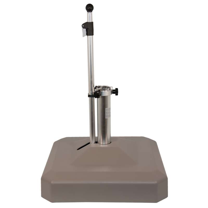 Liro Schirmständer Mini Plus 45 S mit flexibler Klemmung graphit 55 x 55 cm 45S-50-03
