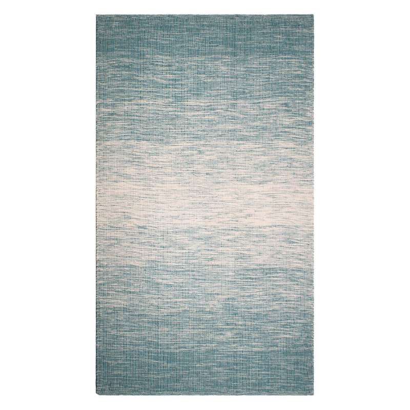 Fab Hab Outdoorteppich Stockholm Teal aus recycelten PET-Flaschen türkis