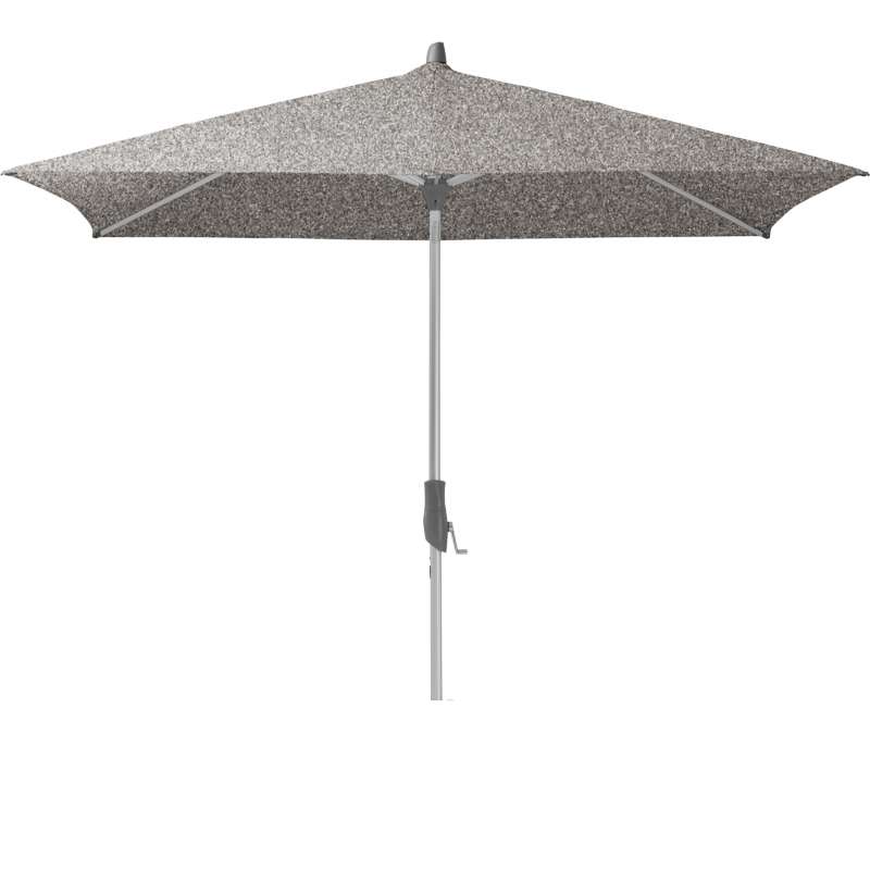 GLATZ Sonnenschirm ALU-TWIST easy 240 x 240 cm Stoffklasse 4 Smoke 420