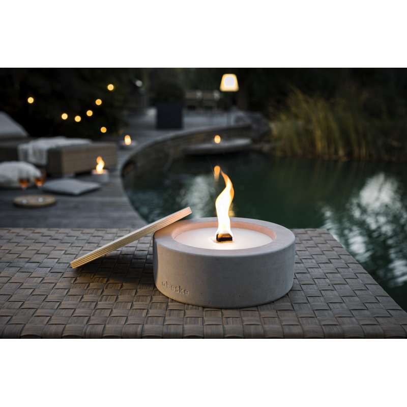 Betonfeuer® Taal Ø 25cm Tischfeuer GartenFackel OutdoorKerze mit