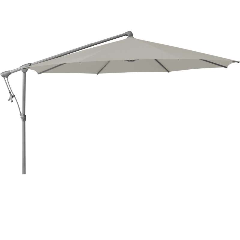 GLATZ Sonnenschirm SUNWING® C+ easy rund ø 330 cm Stoffklasse 2 Ash 151