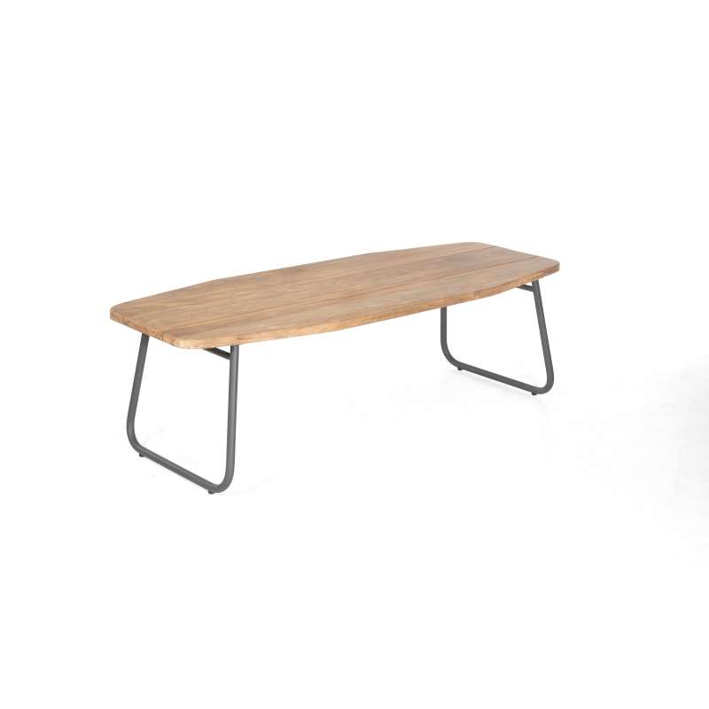 Sonnenpartner Tisch Centurion 240/90x73 cm Aluminium/ Old Teak