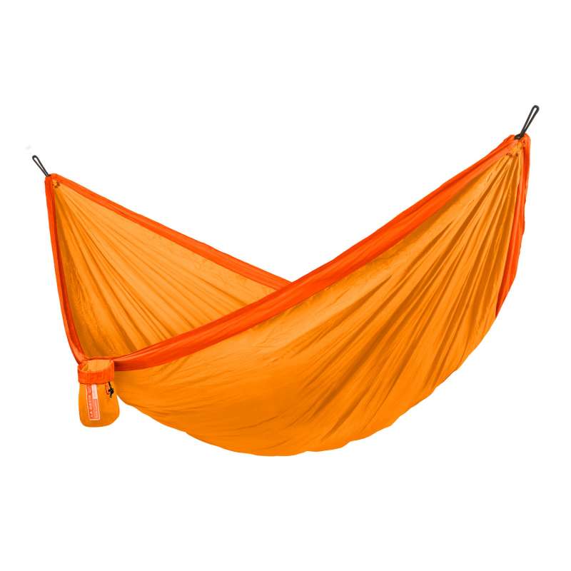 La Siesta Reise-Hängematte COLIBRI 3.0 sunrise orange Einzel-Hängematte inkl. Befestigungsmaterial