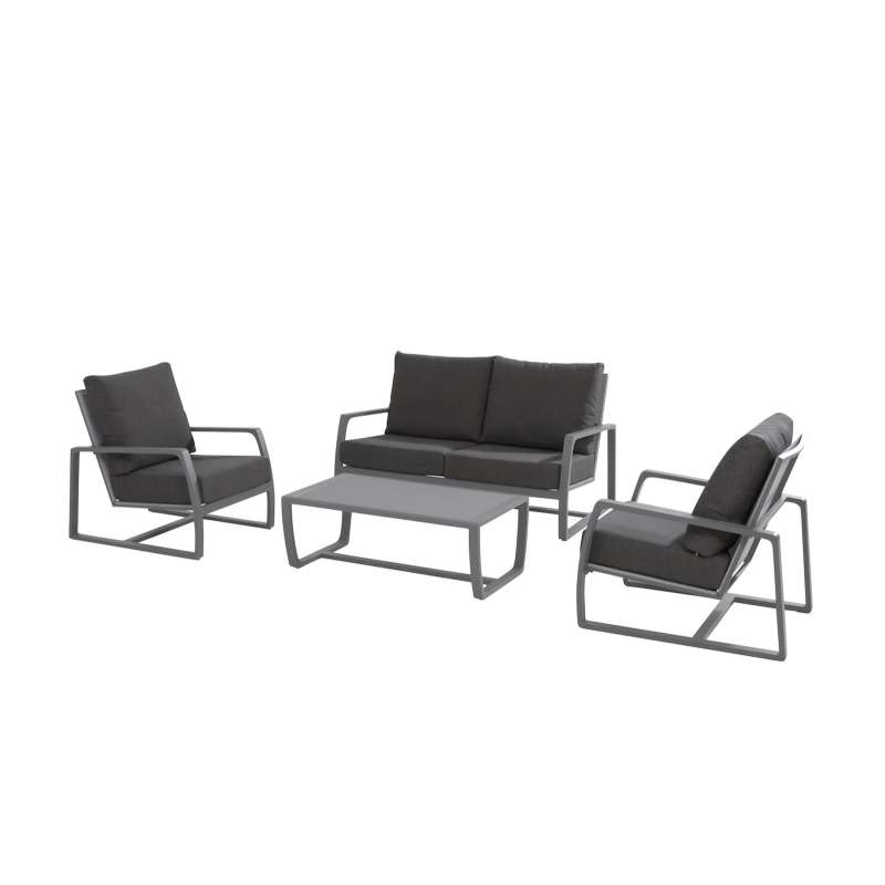Aqua-Saar Jay Jay 4-teiliges Set Loungegruppe Komplettset Gartengarnitur Loungesofa
