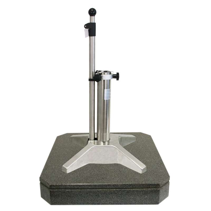 Liro Schirmständer Mini Plus 50 SE mit flexibler Klemmung Granit 51 x 51 cm dunkelgrau G50SE - 51- 0