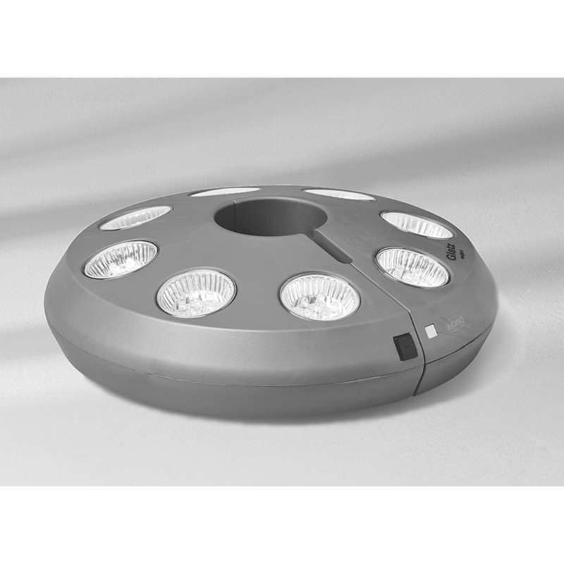 GLATZ Osyrion 8er Beleuchtung Akku-Licht LED-Licht für ø 48-68 mm Schirmleuchte
