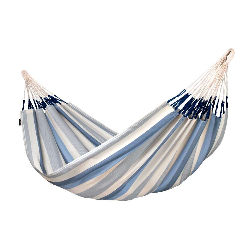 La Siesta Hängematte BRISA sea salt blau klassische Doppel-Hängematte Outdoor