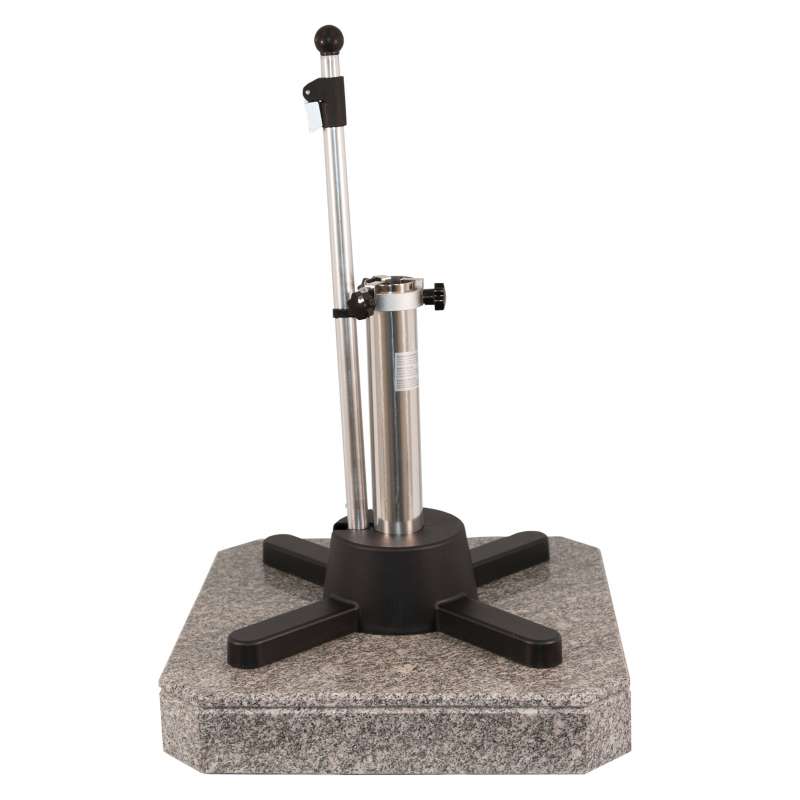 Liro Schirmständer Mini Plus 50 S mit flexibler Klemmung Granit 51 x 51 cm grau G50S-51-05