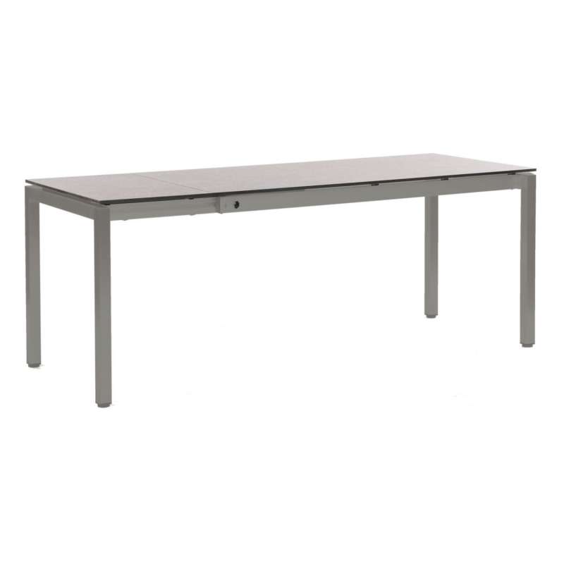 Sonnenpartner Ausziehtisch Base 160/210x90 cm Aluminium anthrazit mit wählbarer Tischplatte HPL Gart