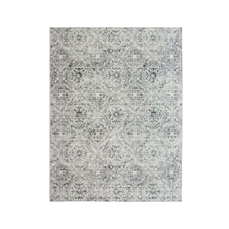 Fab Hab RealLife Teppich 225 x 285 cm Rug Mosaic Tile Gray waschbar grau