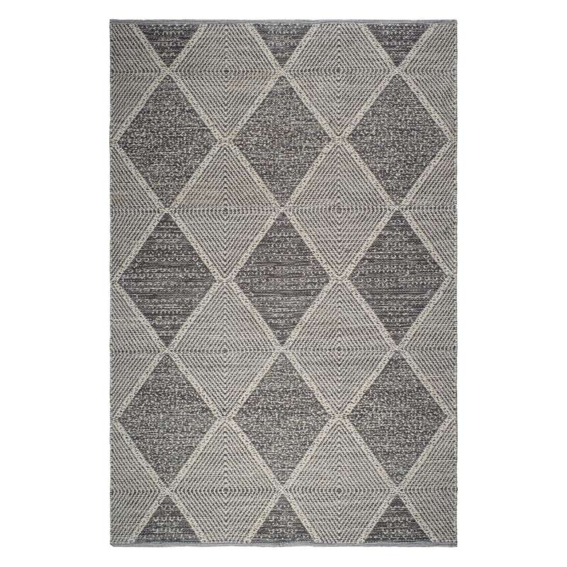 Fab Hab Outdoorteppich Hampton Gray aus recycelten PET-Flaschen grau 90x150 cm