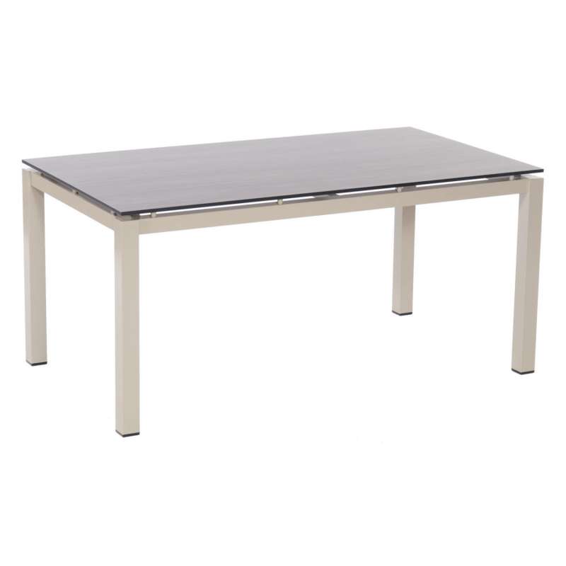 Sonnenpartner Gartentisch Base 160x90 cm Aluminium champanger Tischsystem